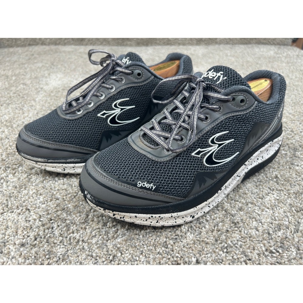 G-Defy Gravity Defyer Womens Grey Mesh VersoShock Walking Shoes Sneakers 8.5